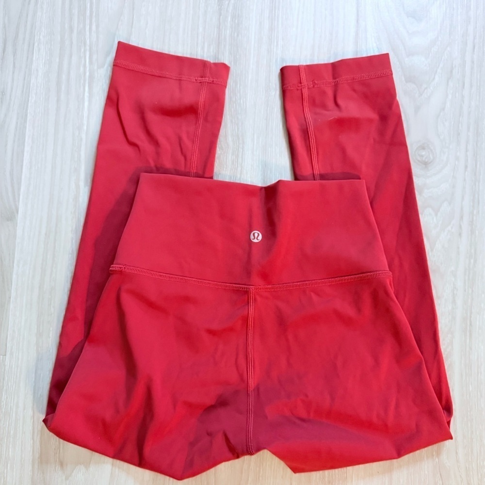Lululemon Wunder Under Crop Legging Pant 21” Vintage Rose Size 4 – Like New - Picture 8 of 9